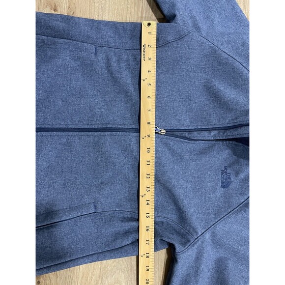 The North Face Women's APEX RISOR Windwall Zip Up Jacket Size LARGE Blue - Picture 5 of 8